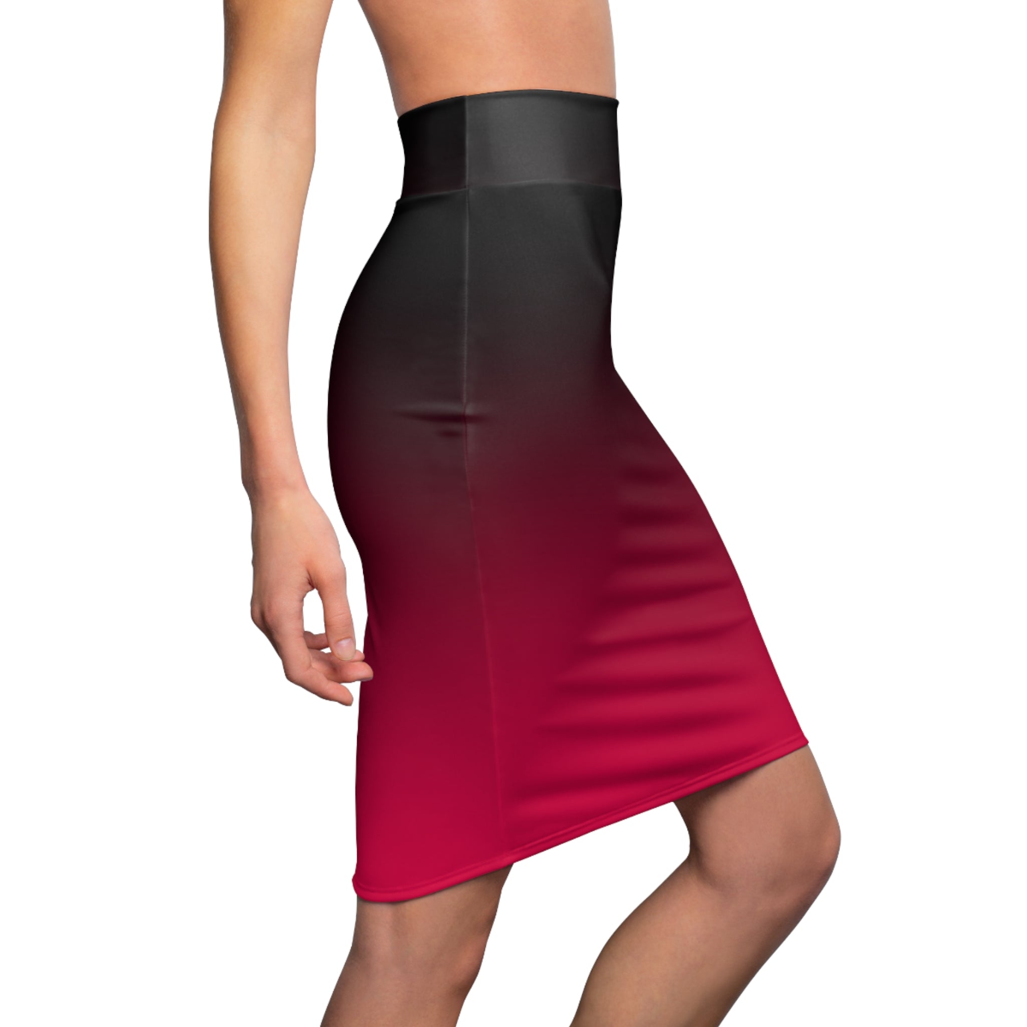 Women's Pencil Skirt | Sleek Gradient Midi Work & Evening Wear