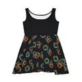 Women's Skater Dress | Boho Sunflower Summer Dress