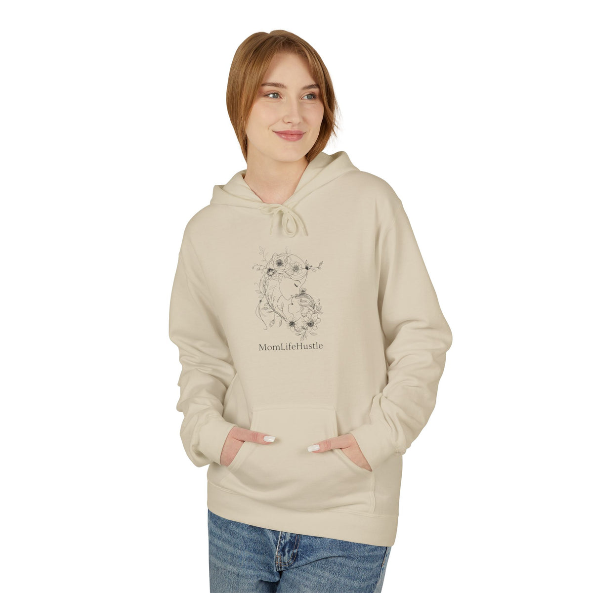 MomLifeHustle Logo Hoodie