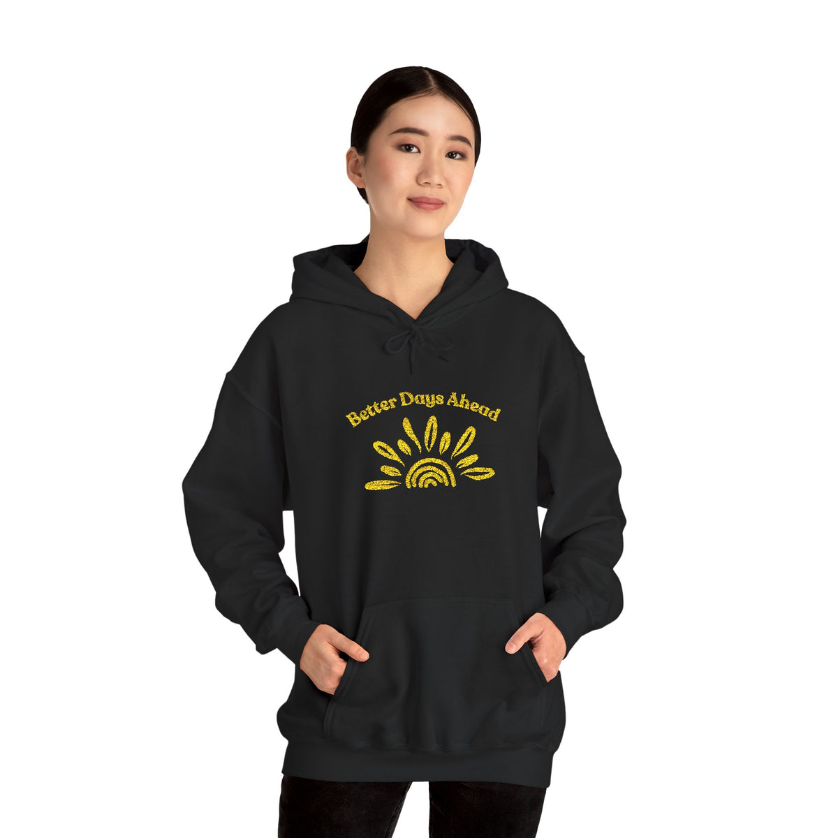 ‘Better Days Ahead’ Embroidered Hoodie
