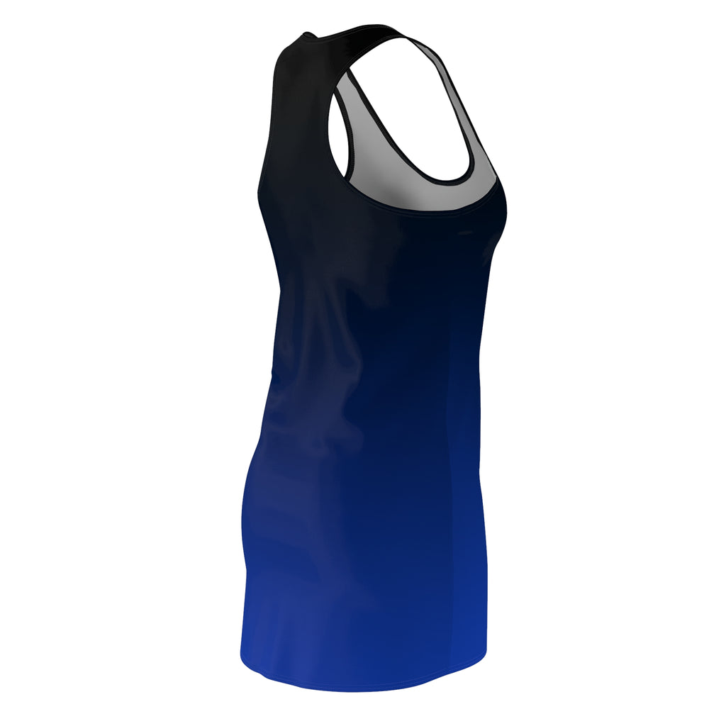 Women's Racerback Dress | Blue Ombre Tank Dress