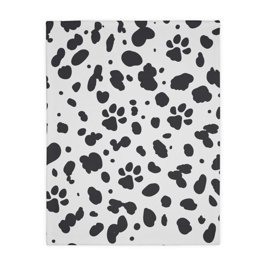 Cozy Spots and Paws Double-Sided Velveteen Throw