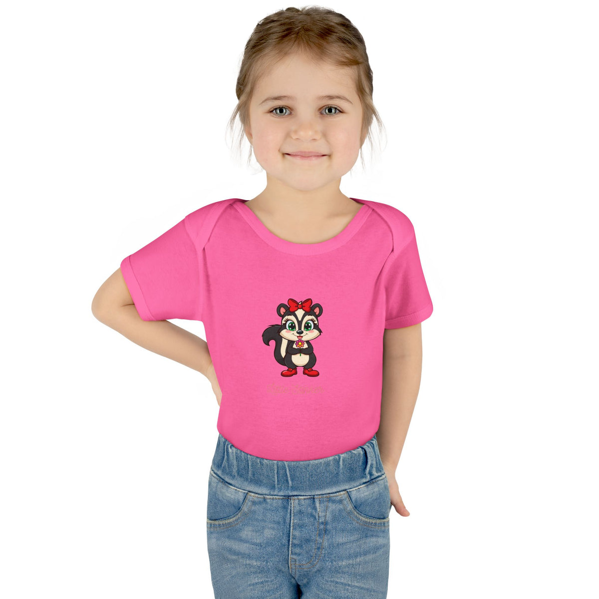 Adorable "Little Stinker" Graphic Onesie
