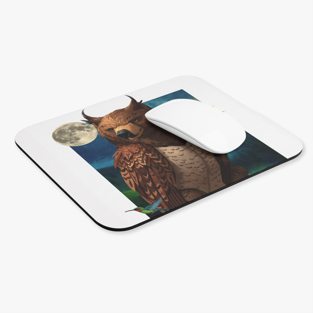 Mousepad | Whimsical and Witty 'Definitely Not an Owlbear' Illustration