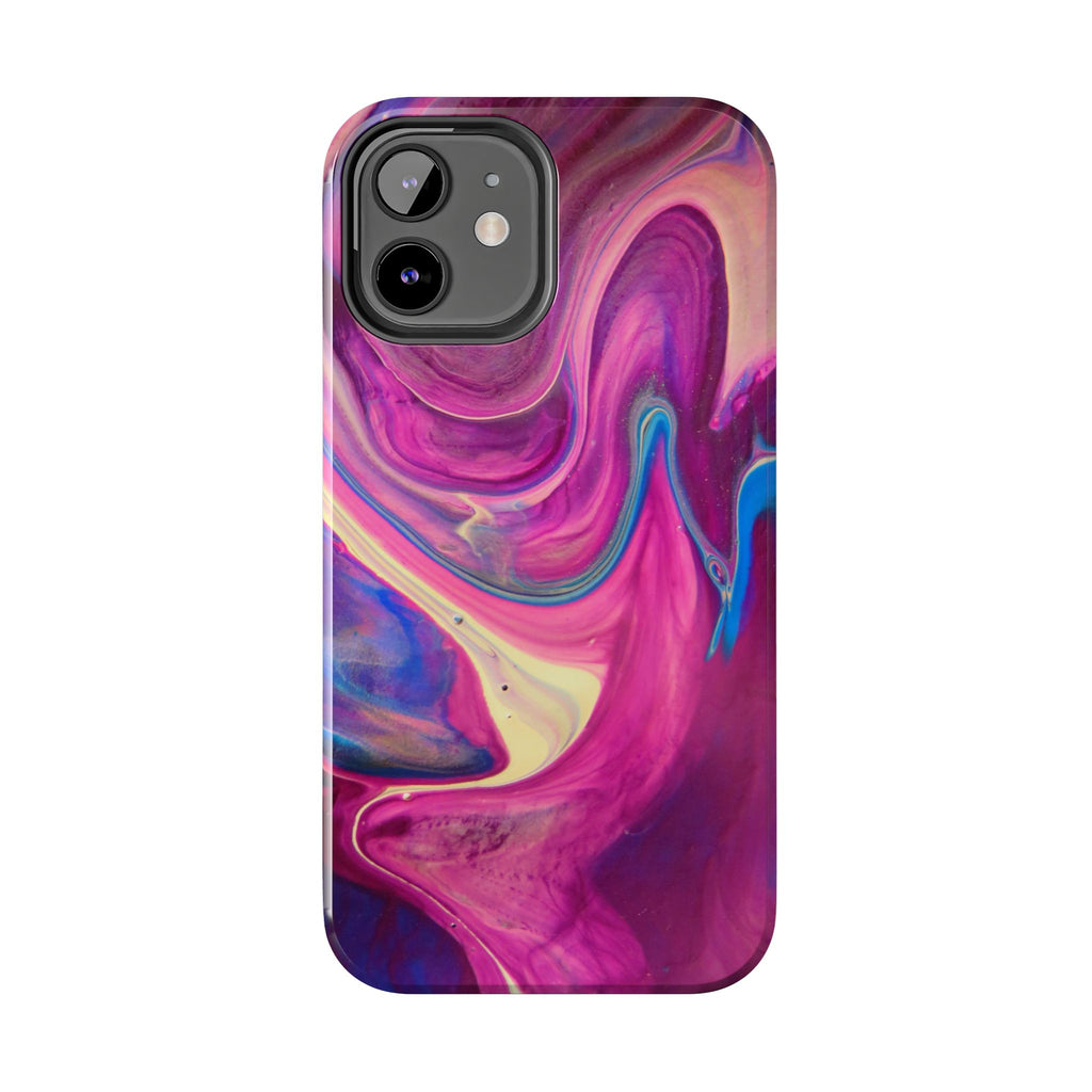 Phone Case | Protective Artistic Paint Pour Design