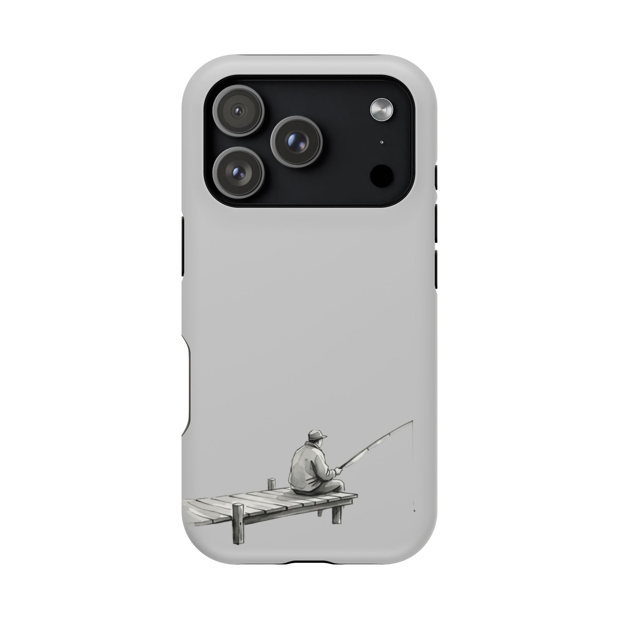 Phone Case | Fishing Dock Minimalist Magnetic Impact-Resistant Case