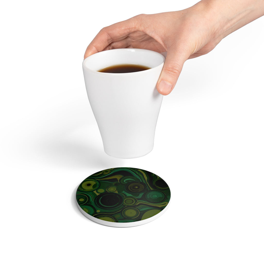Ceramic Coasters | Retro Geode Swirl