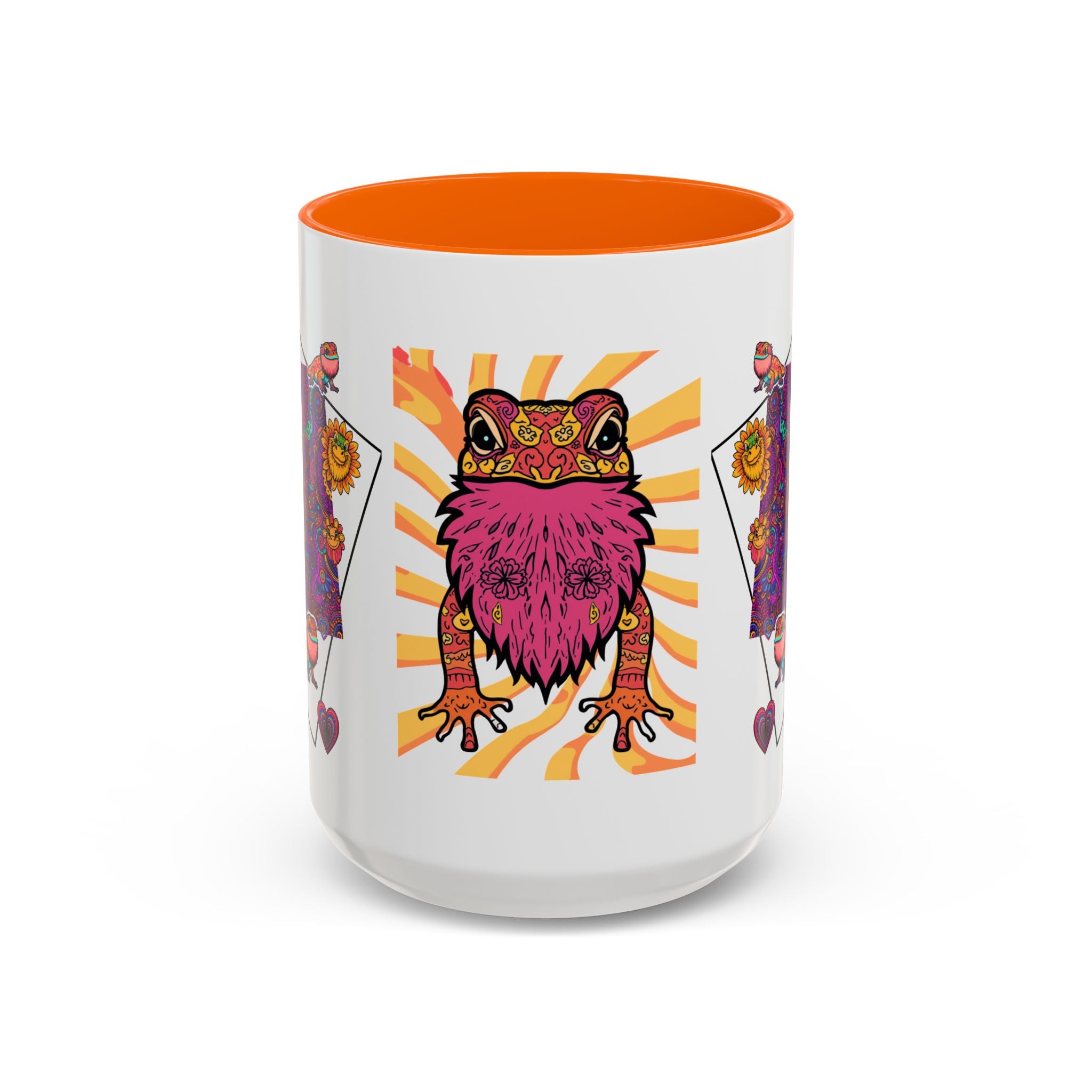 Coffee Mug | Psychedelic Lizards Accent Ceramic Mug