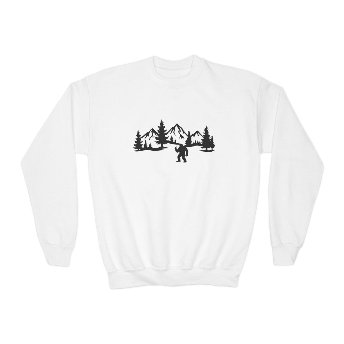 Thumbs Up Bigfoot Youth Sweatshirt