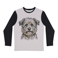 Scruffy Dog Graphic Long Sleeve Shirt