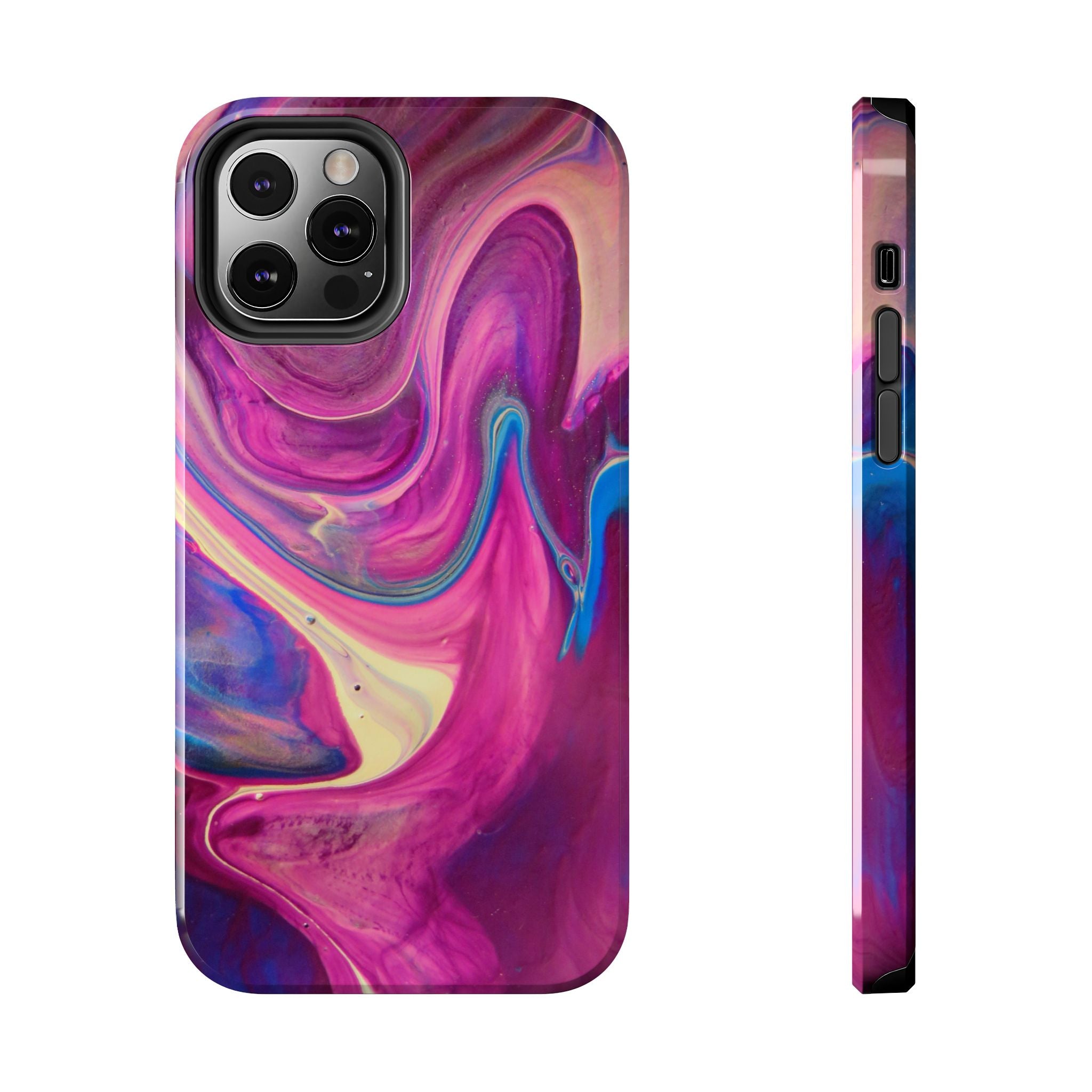 Phone Case | Protective Artistic Paint Pour Design
