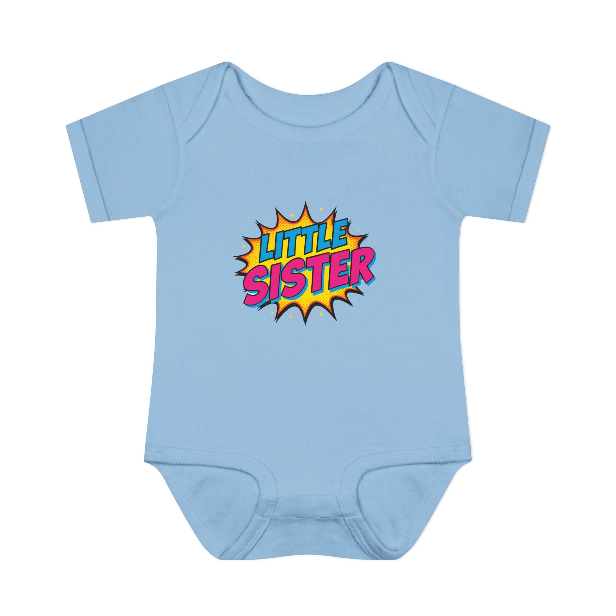 Baby Bodysuit | 'Little Sister' Comic Pop Art Infant Onesie