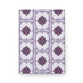 Journal | Decorative Purple Floral Tile Hardcover Notebook