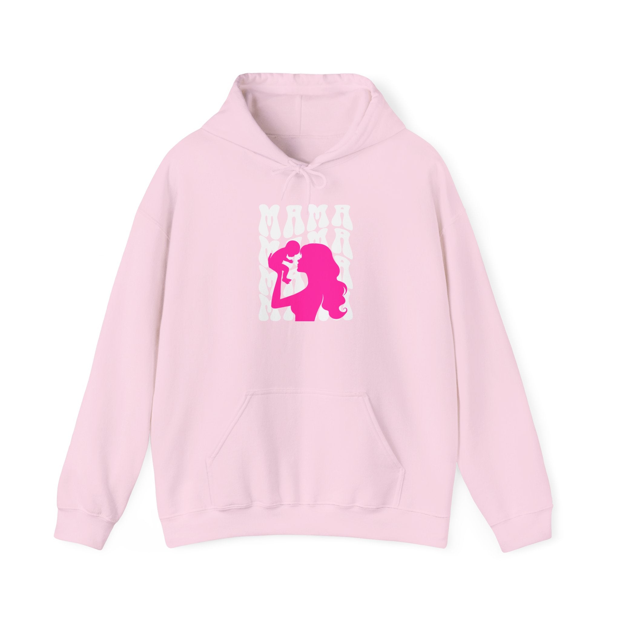 Hoodie | 'Mama' & Silhouette Pink Graphic