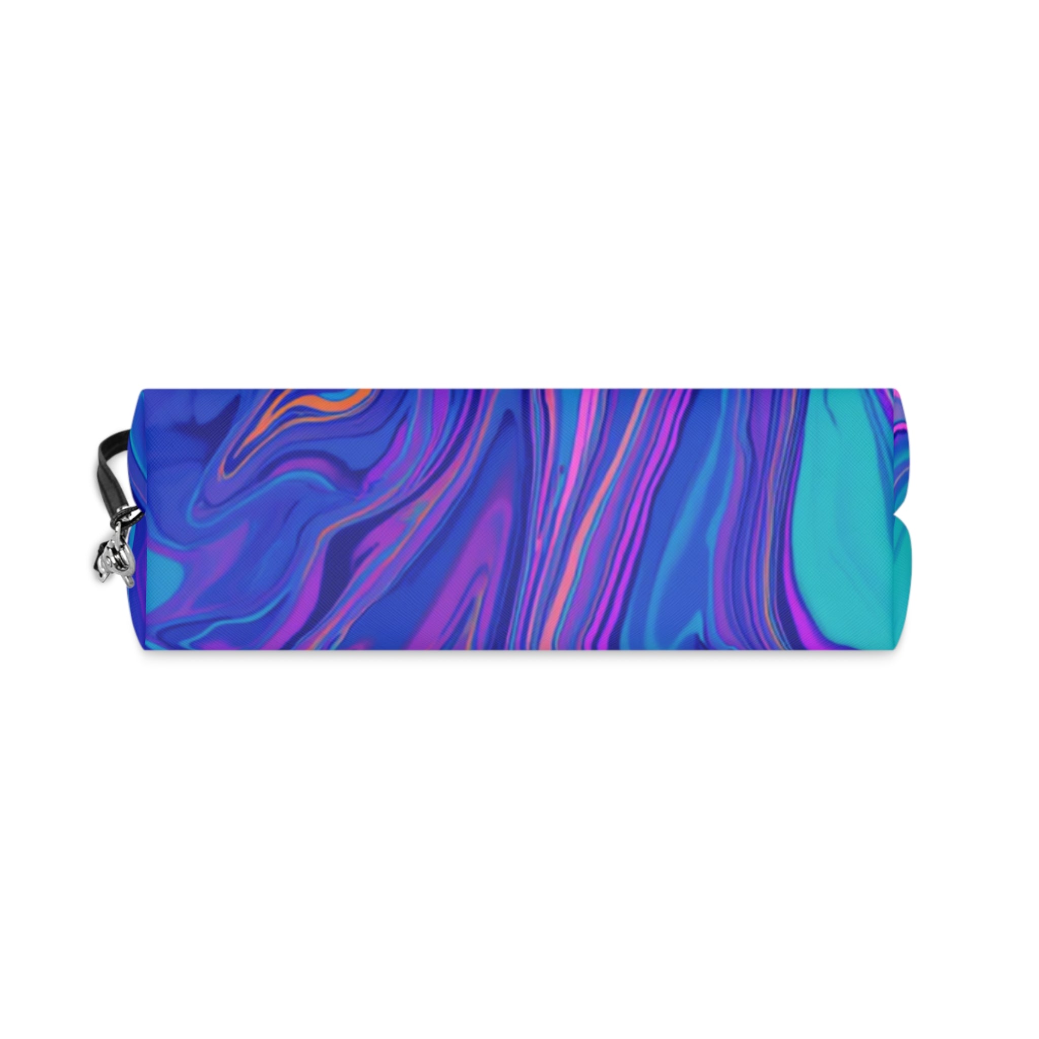 Cosmetic Pouch | Marbled Neon Swirl Makeup Bag