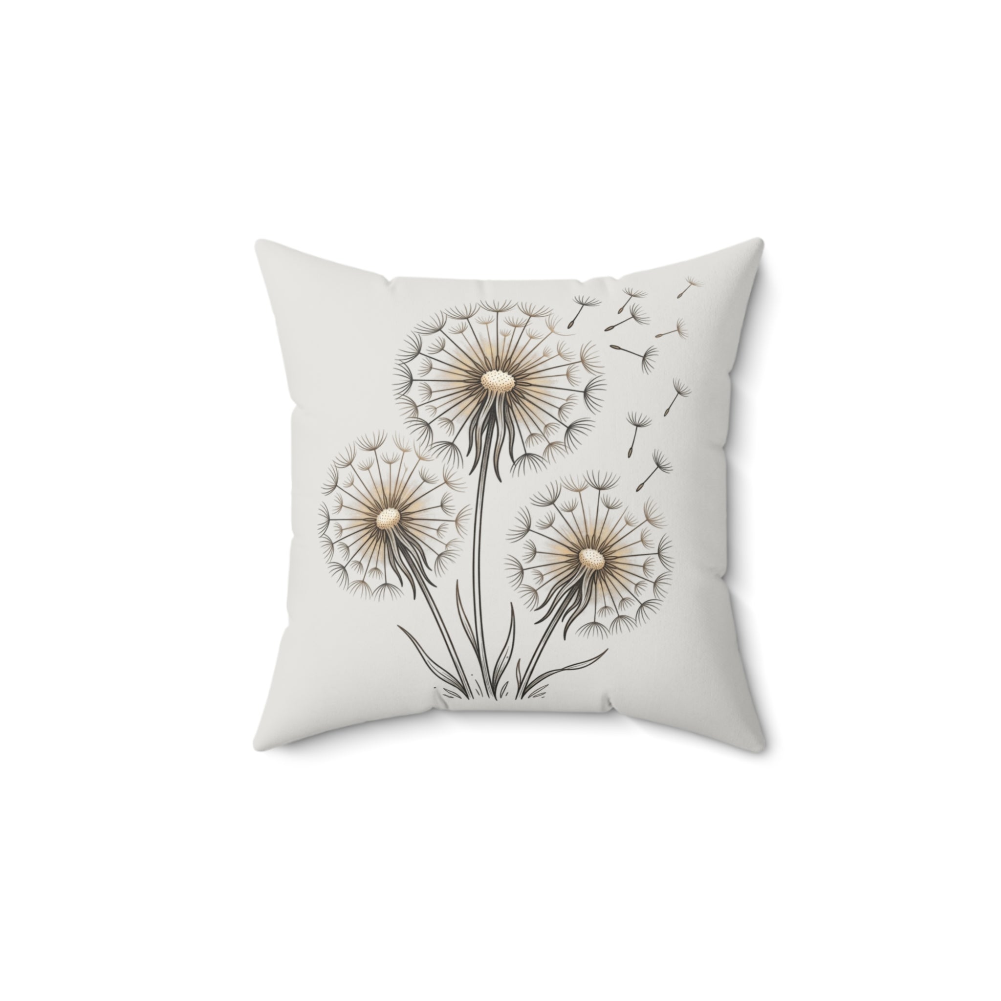 Throw Pillow | Dandelion Blooms Decorative Pillow