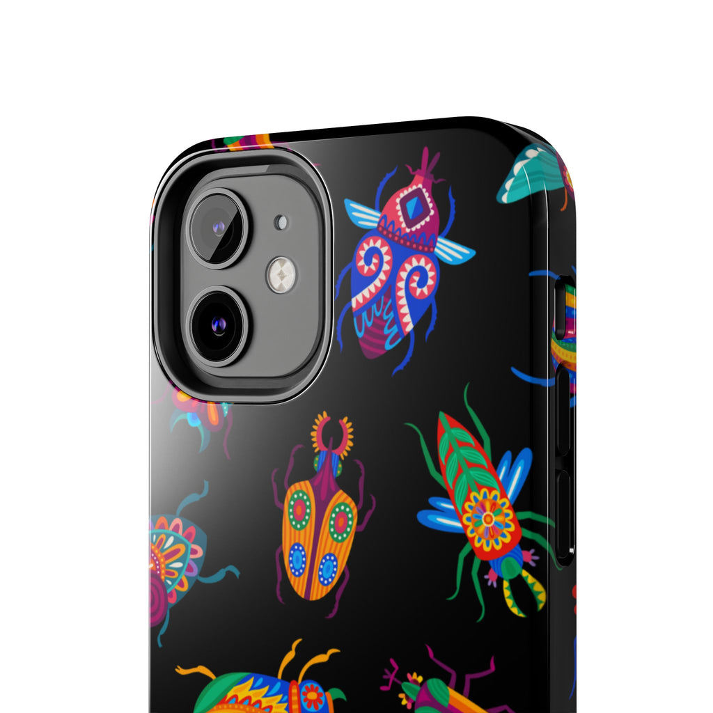 Phone Case | Neon Beetle Pattern Tough Protective Cover