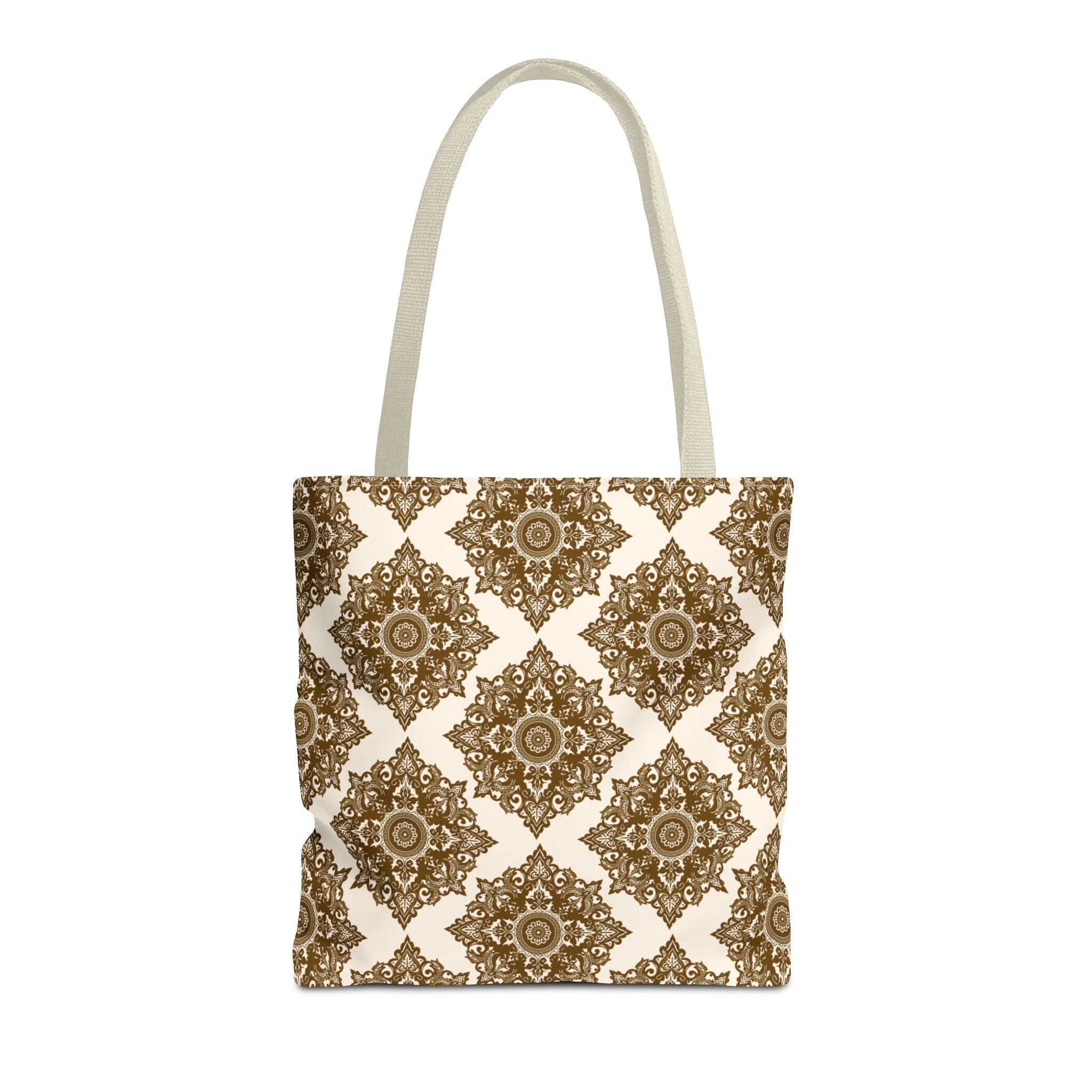 Tote Bag | Boho Gold Medallion Pattern