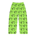 Pajama Pants | Neon Cryptid Lovers Silhouette Men's Lounge Pants
