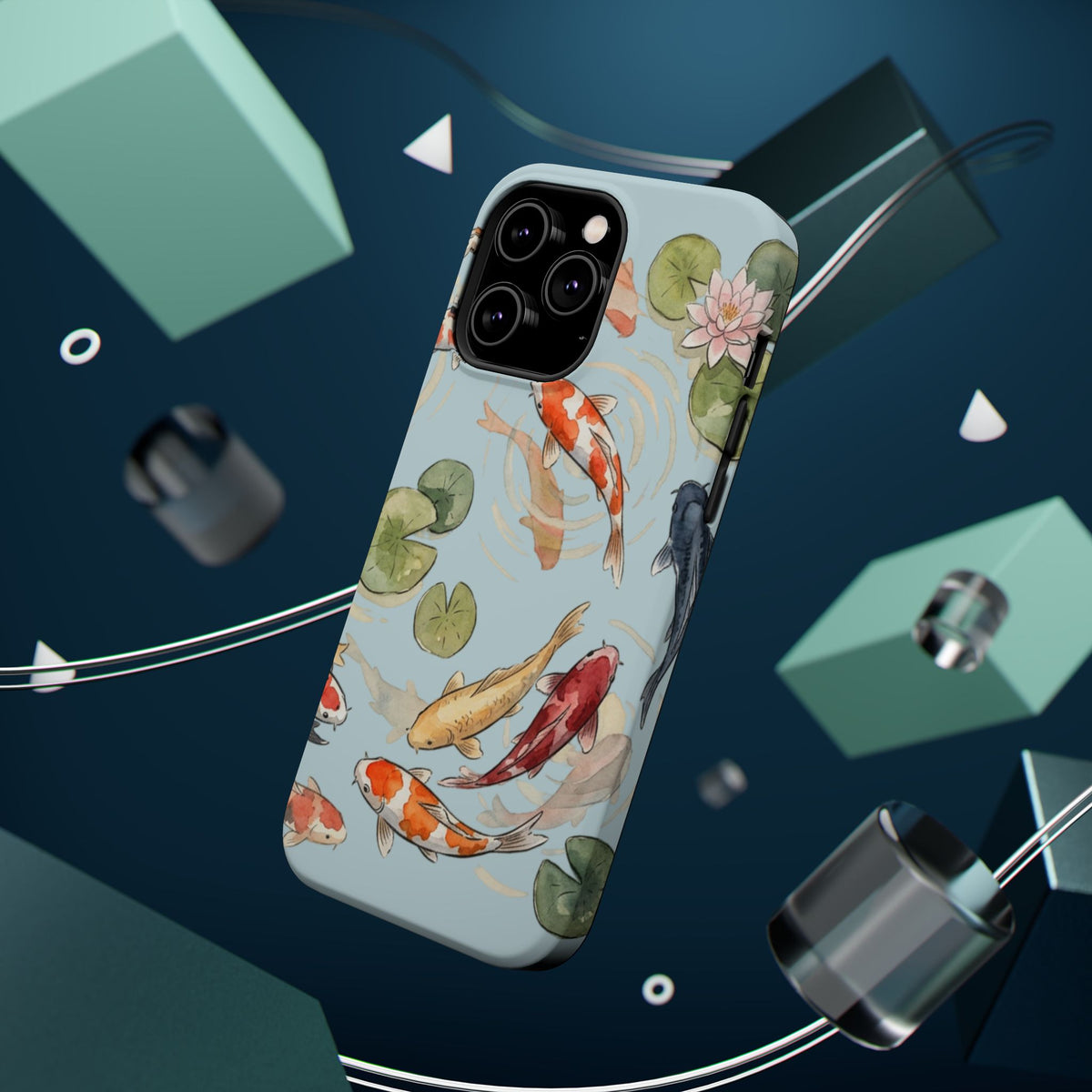 Watercolor Koi Magnetic Phone Case