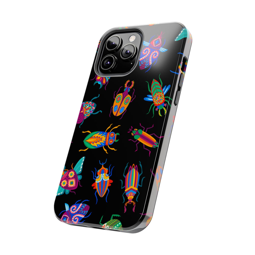 Phone Case | Neon Beetle Pattern Tough Protective Cover