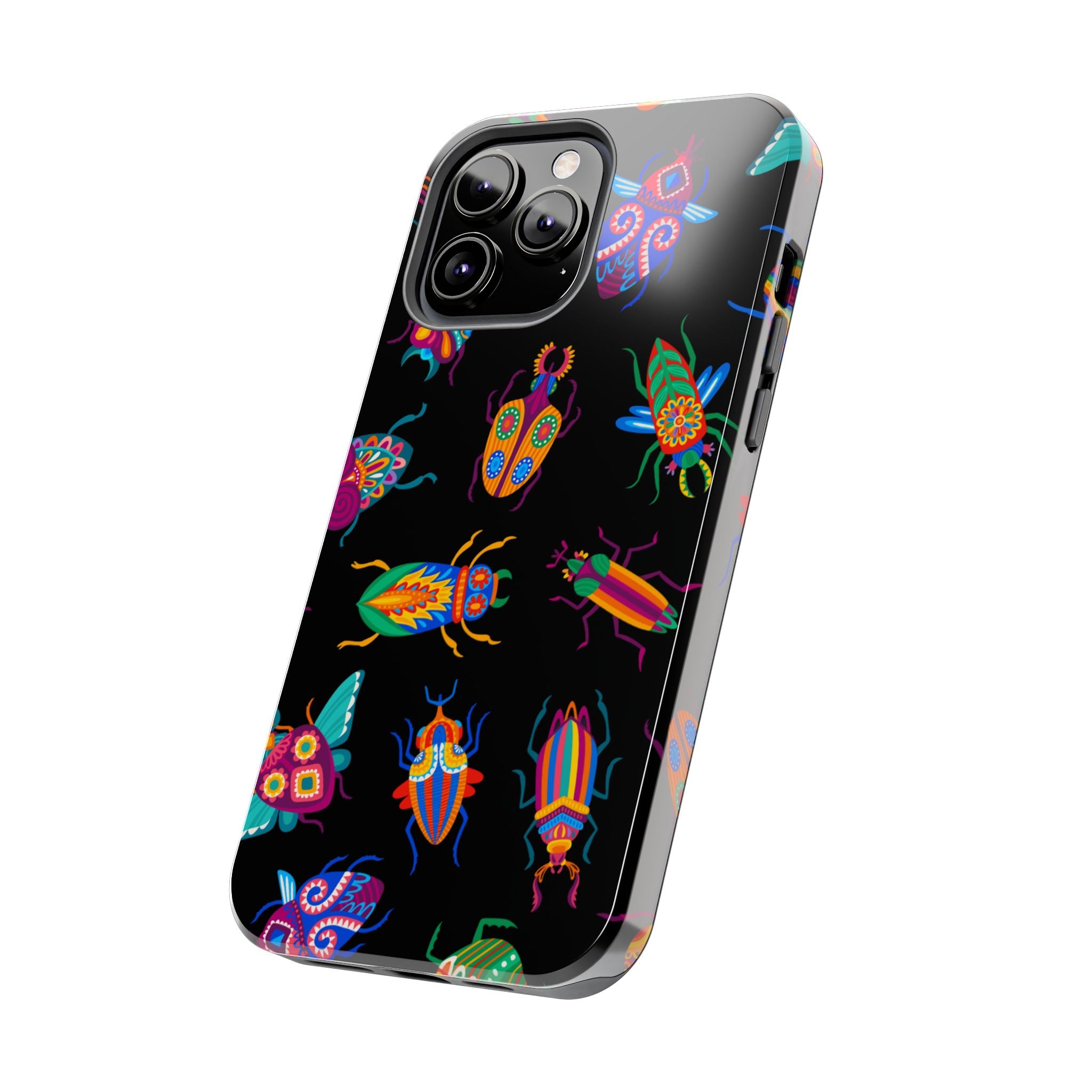 Phone Case | Neon Beetle Pattern Tough Protective Cover