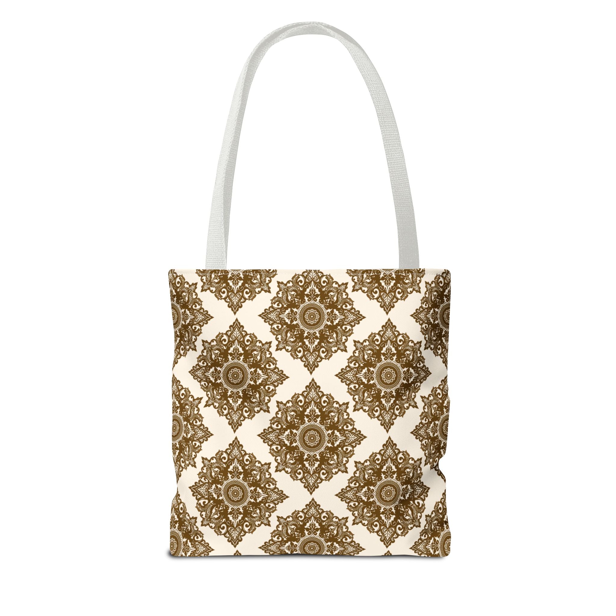 Tote Bag | Boho Gold Medallion Pattern