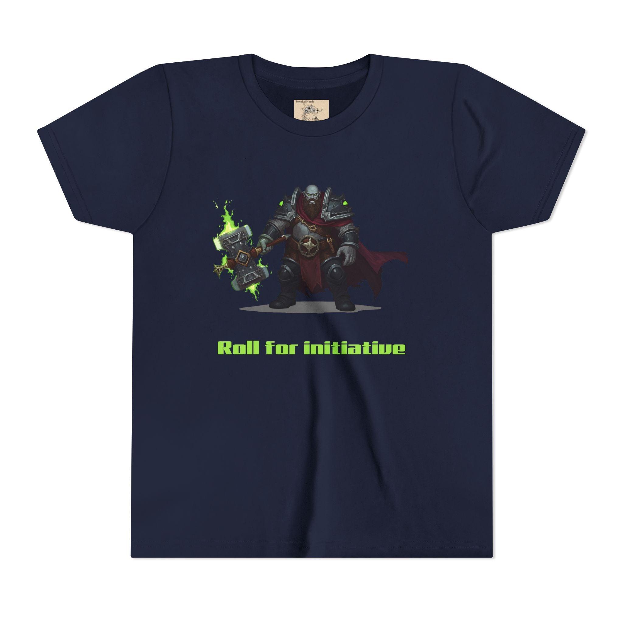 T-Shirt | 'Roll for Initiative' Fantasy RPG Character Youth Tee