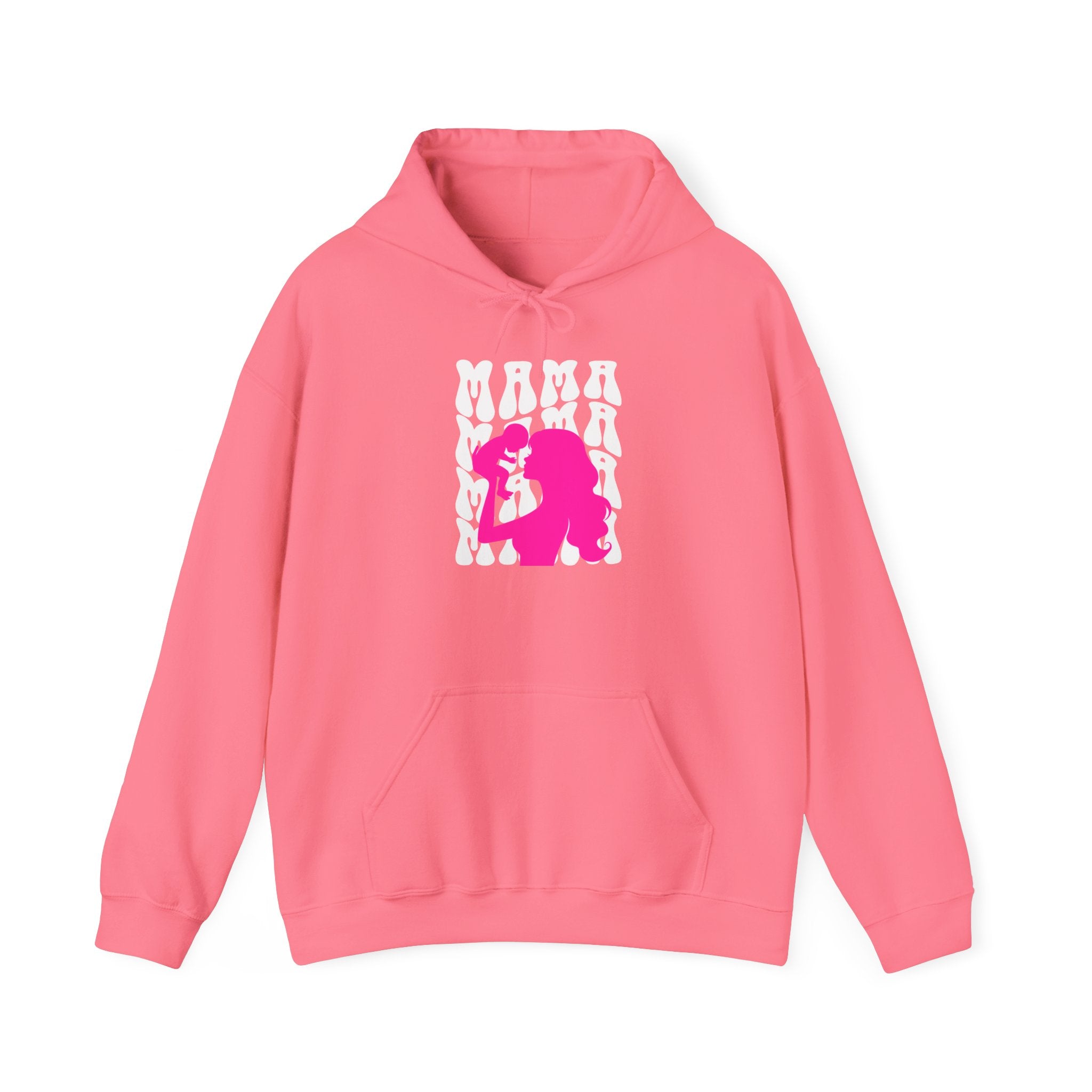 Hoodie | 'Mama' & Silhouette Pink Graphic