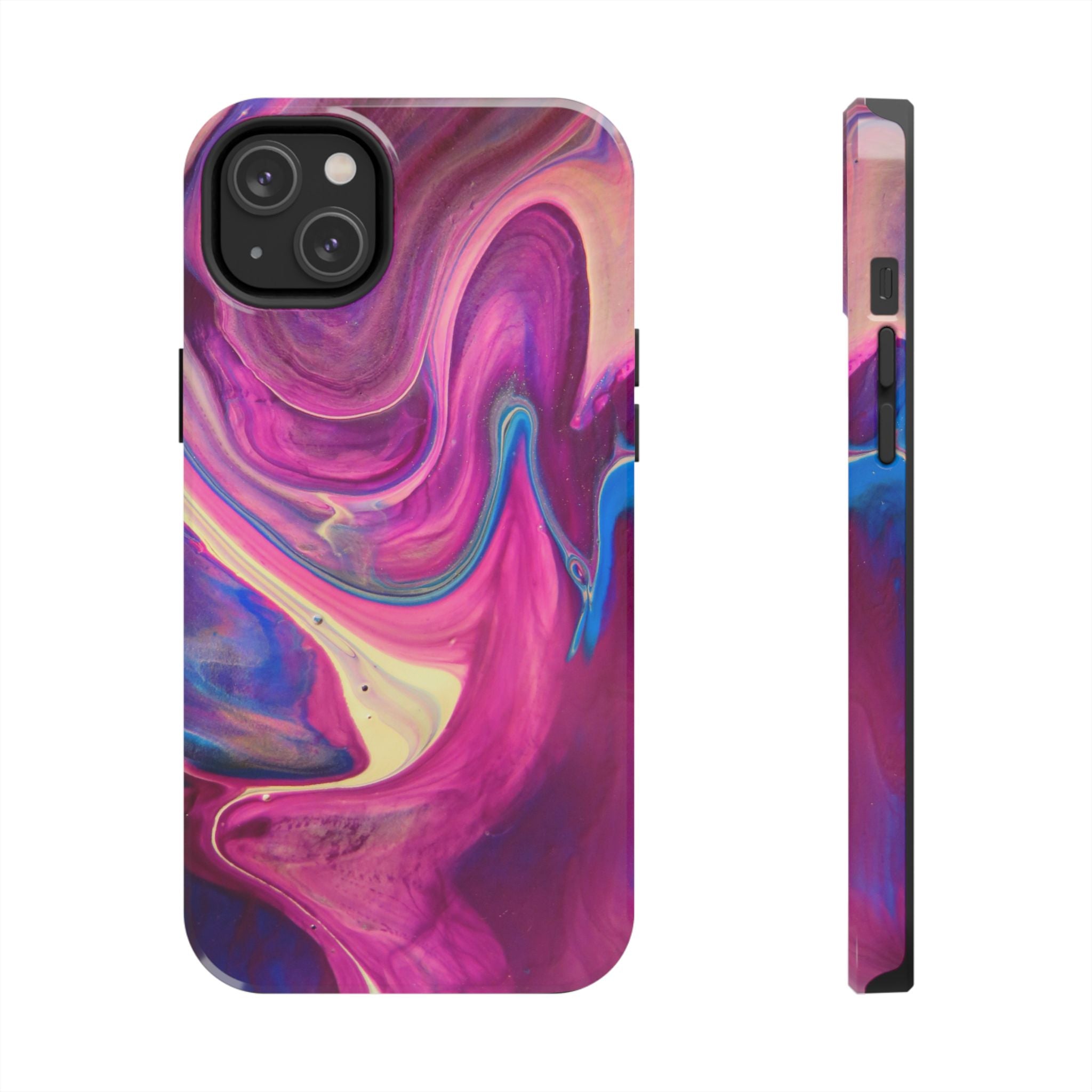 Phone Case | Protective Artistic Paint Pour Design