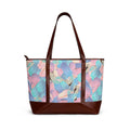 Handbag | Colorful Abstract Pastel Brushstroke Tote Bag