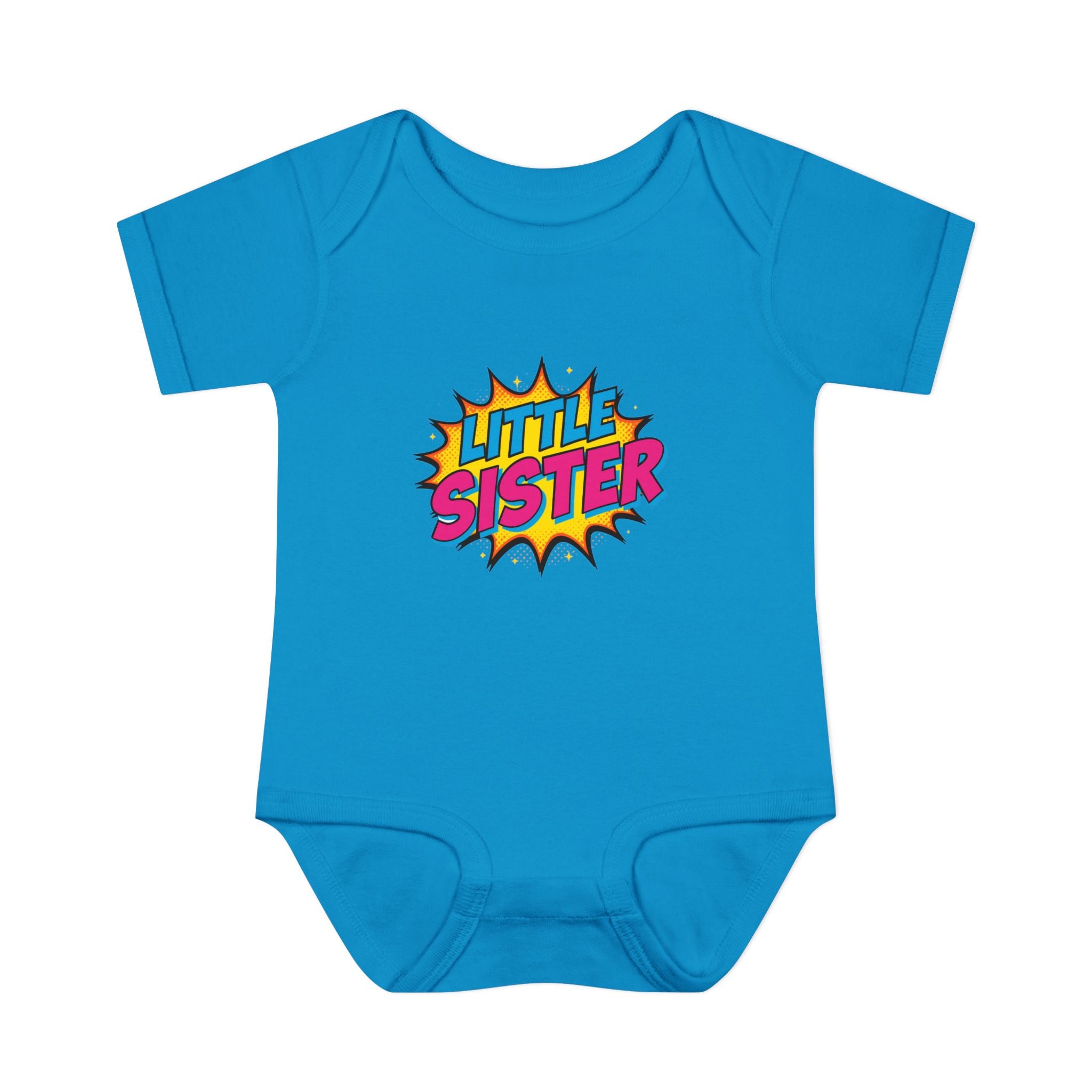 Baby Bodysuit | 'Little Sister' Comic Pop Art Infant Onesie