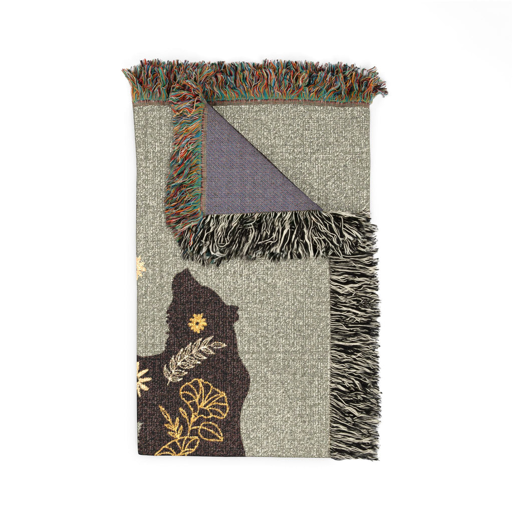 Cozy Woven Throw for Mama Bears