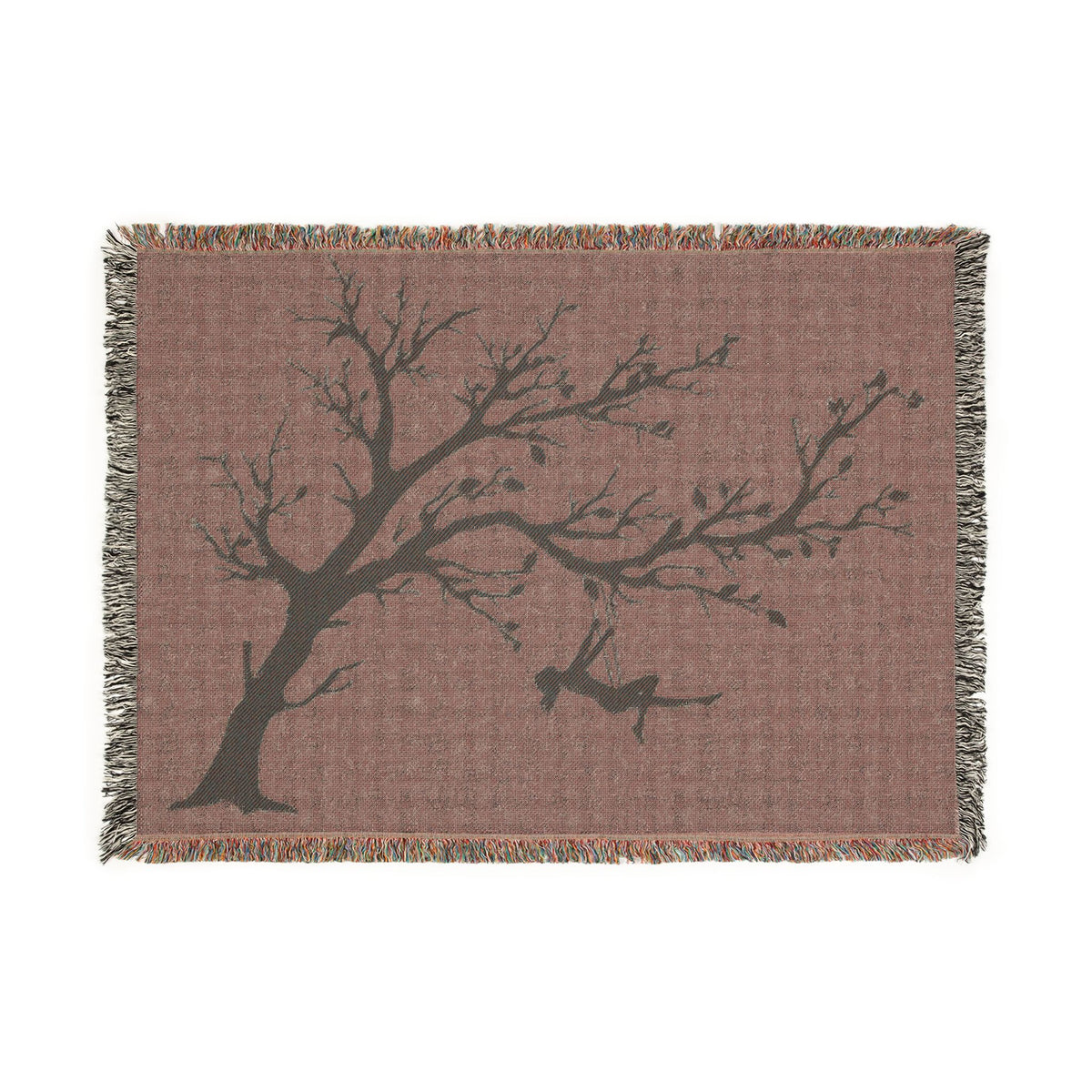 Minimalist Swinging Silhouette Throw