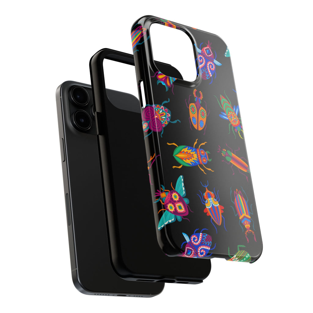 Phone Case | Neon Beetle Pattern Tough Protective Cover