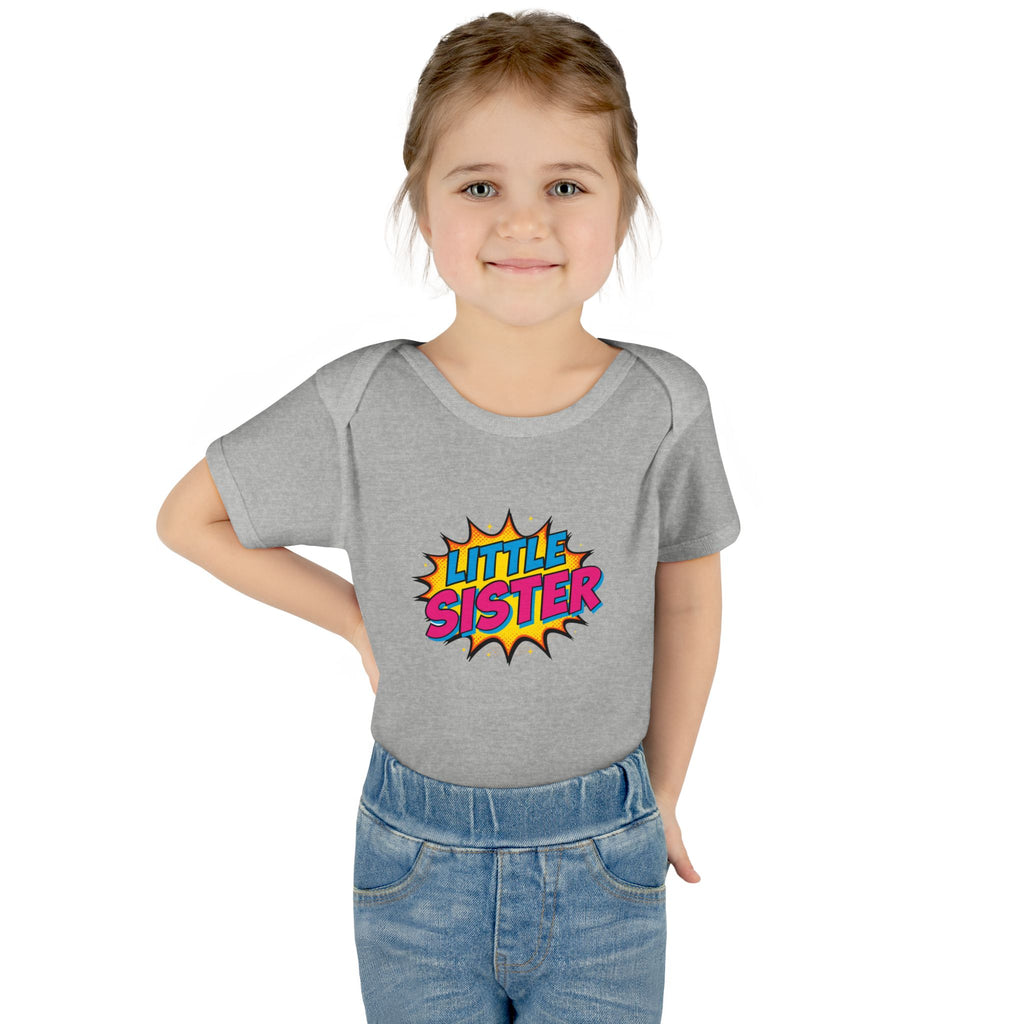 Baby Bodysuit | 'Little Sister' Comic Pop Art Infant Onesie