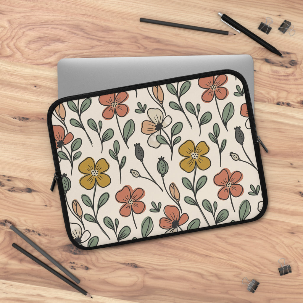Laptop Sleeve | Vintage Wildflower Protective Case