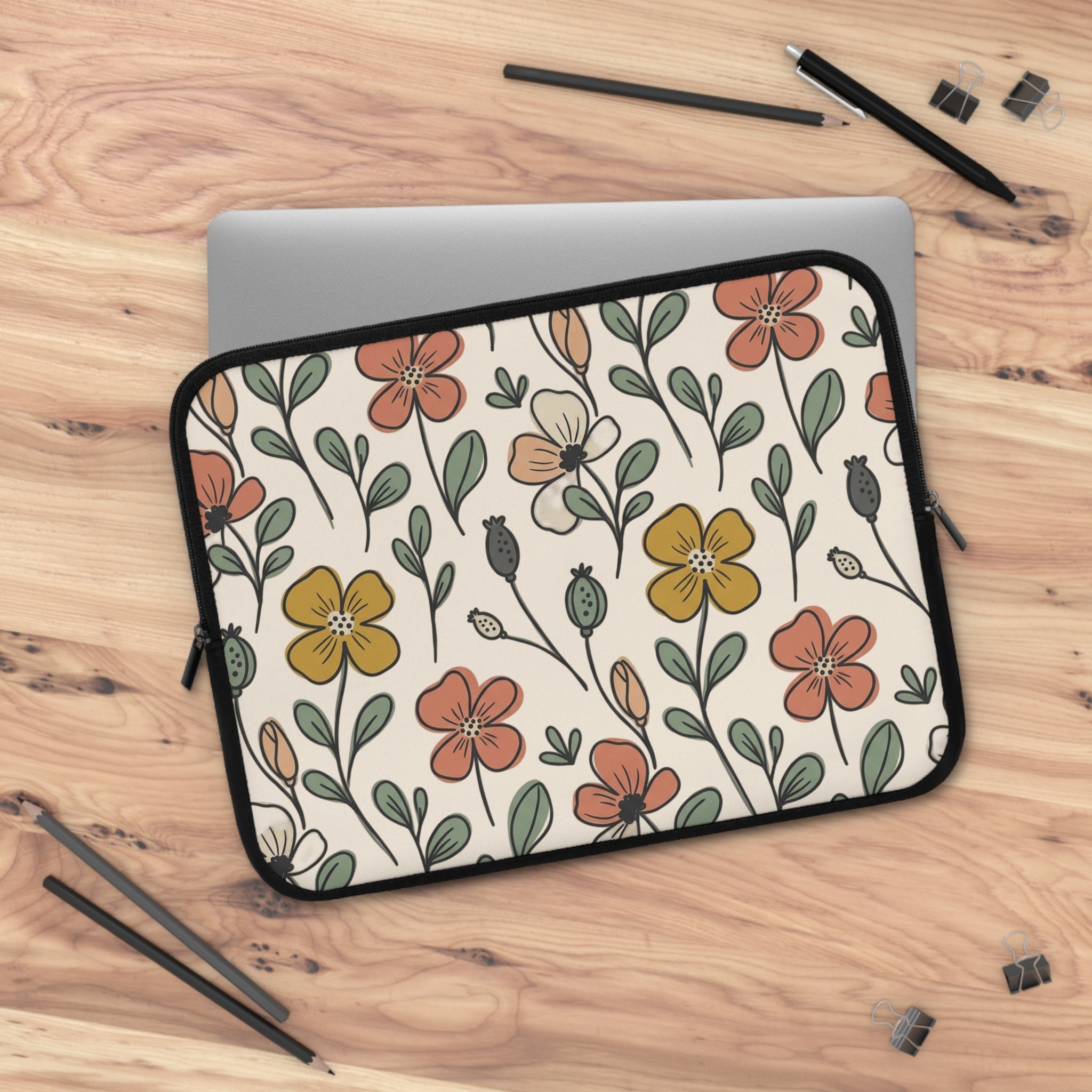 Laptop Sleeve | Vintage Wildflower Protective Case