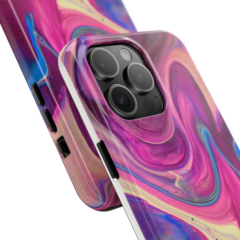 Phone Case | Protective Artistic Paint Pour Design
