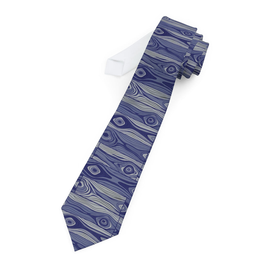 Necktie | Abstract Wood Grain Inspired Pattern Formal Wear Tie