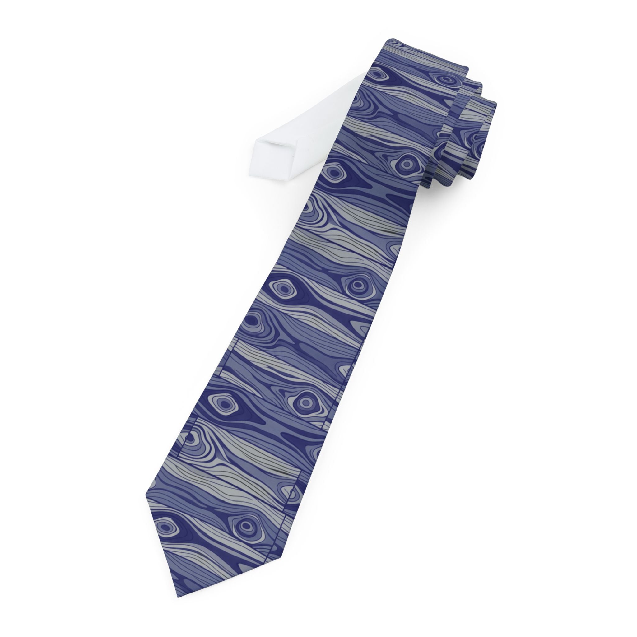 Necktie | Abstract Wood Grain Inspired Pattern Formal Wear Tie