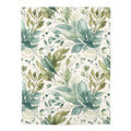 Baby Swaddle Blanket | Watercolor Botanical Greenery