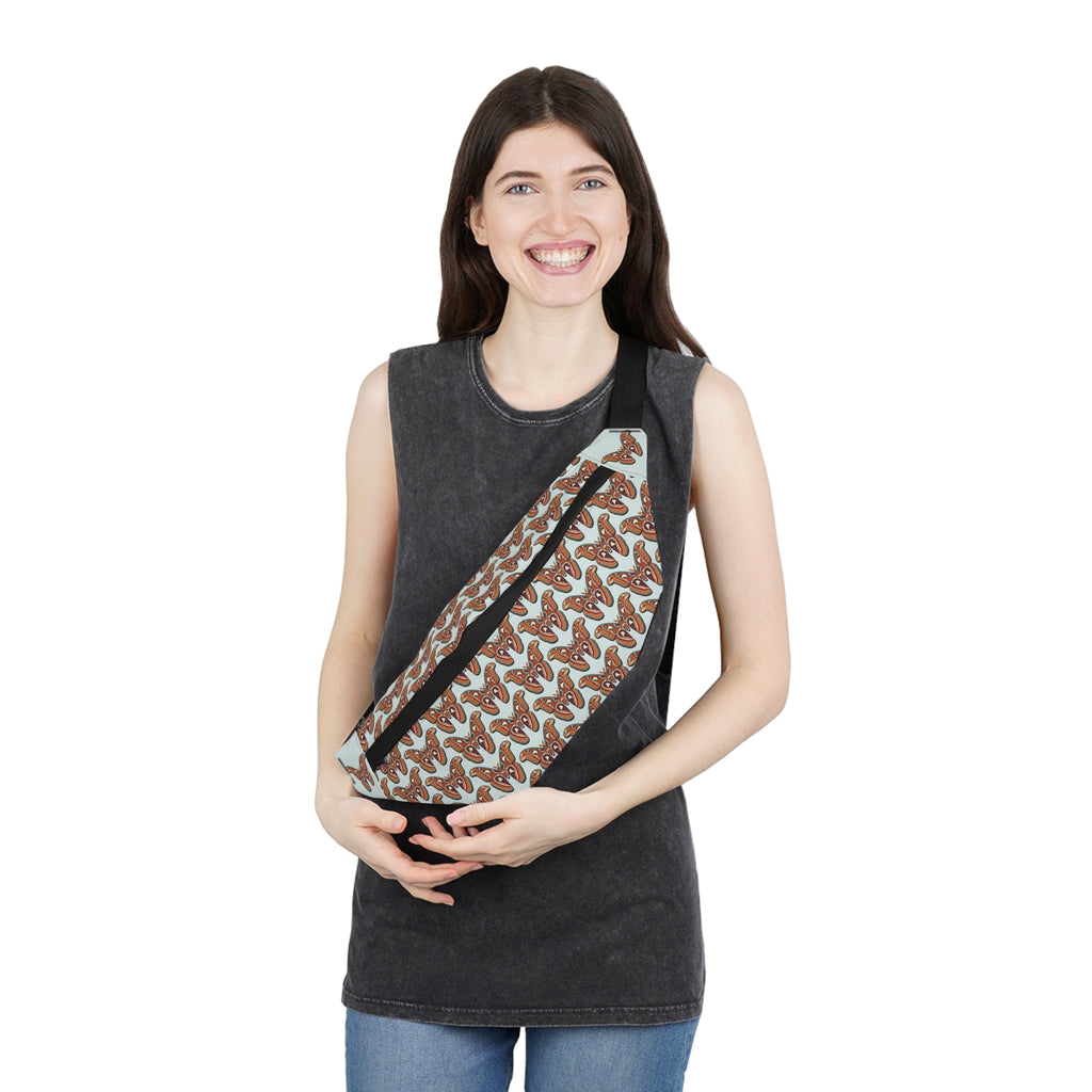 Travel Pack | Atlas Moth Patterned Waist Bag — Large Fanny Pack