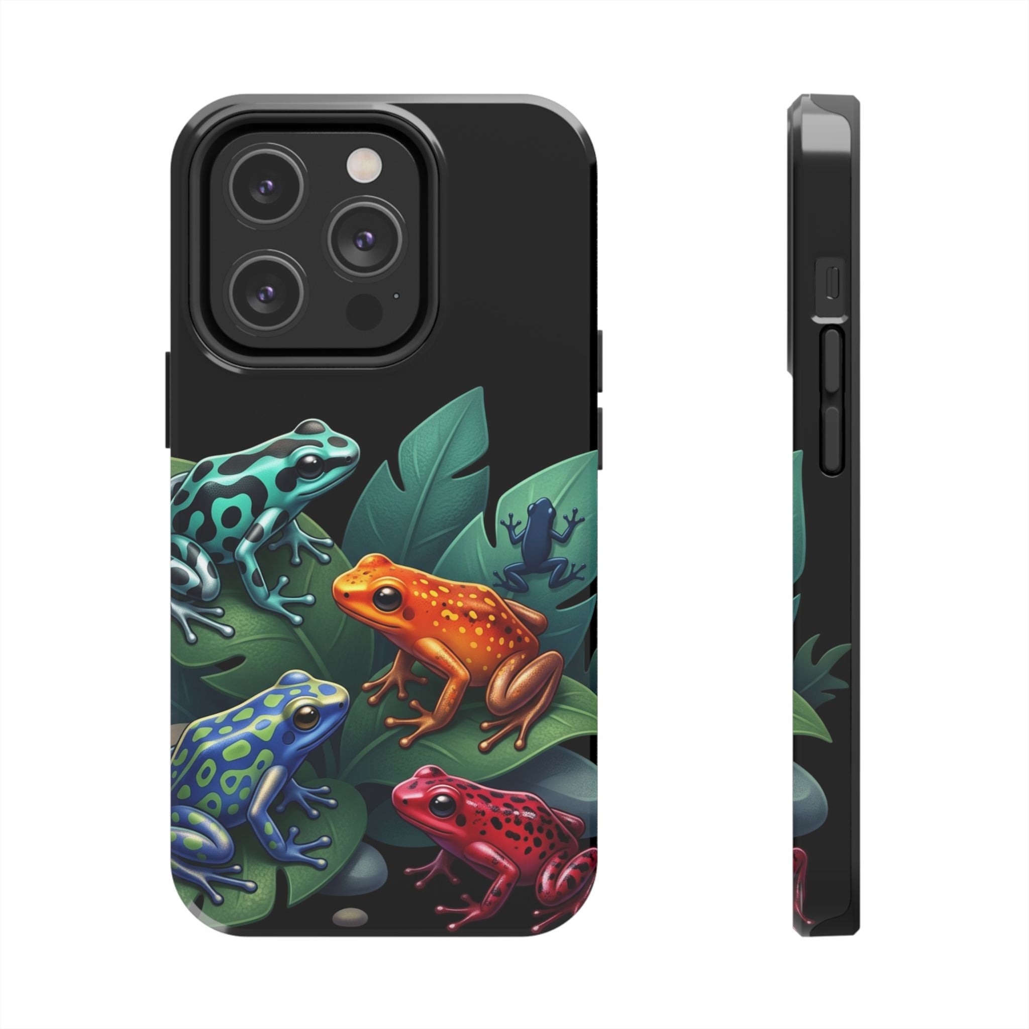 Phone Case | Colorful Dart Frog Design Tough Protective Case