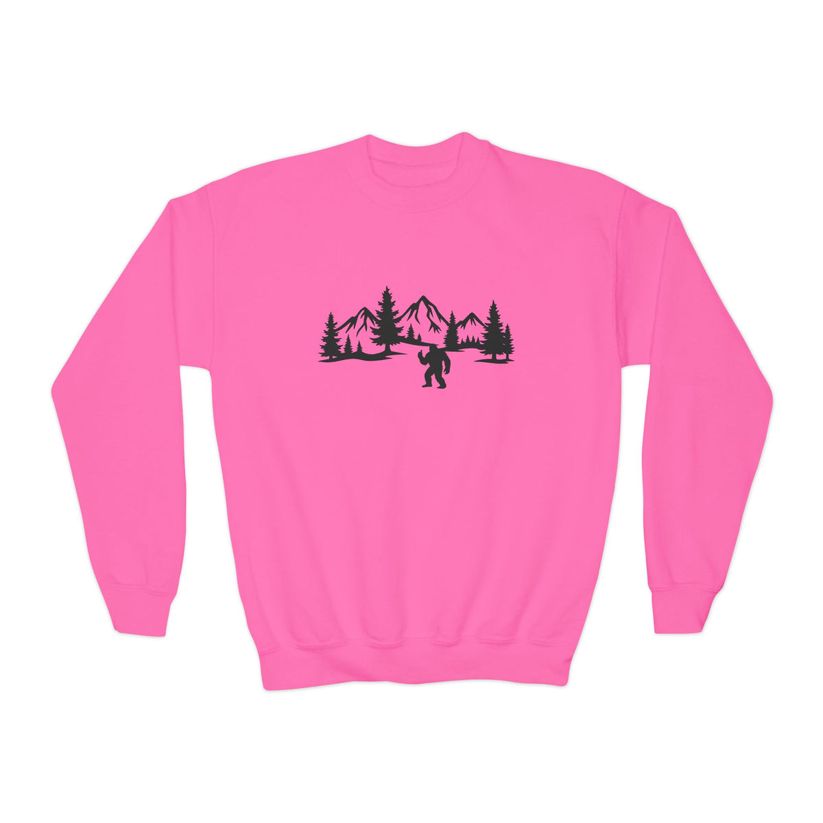 Thumbs Up Bigfoot Youth Sweatshirt