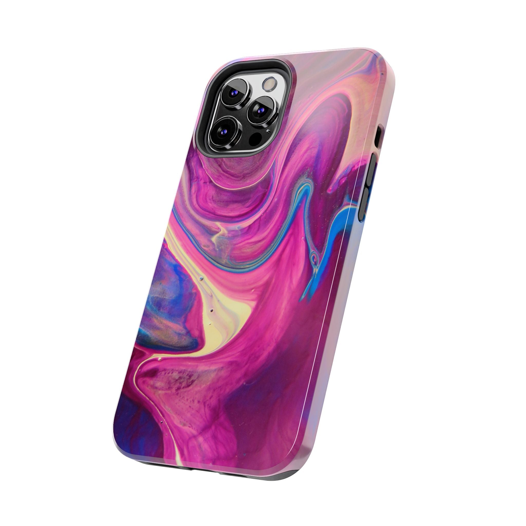 Phone Case | Protective Artistic Paint Pour Design