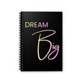 Journal | Pastel Gradient 'Dream Big' Spiraled Notebook