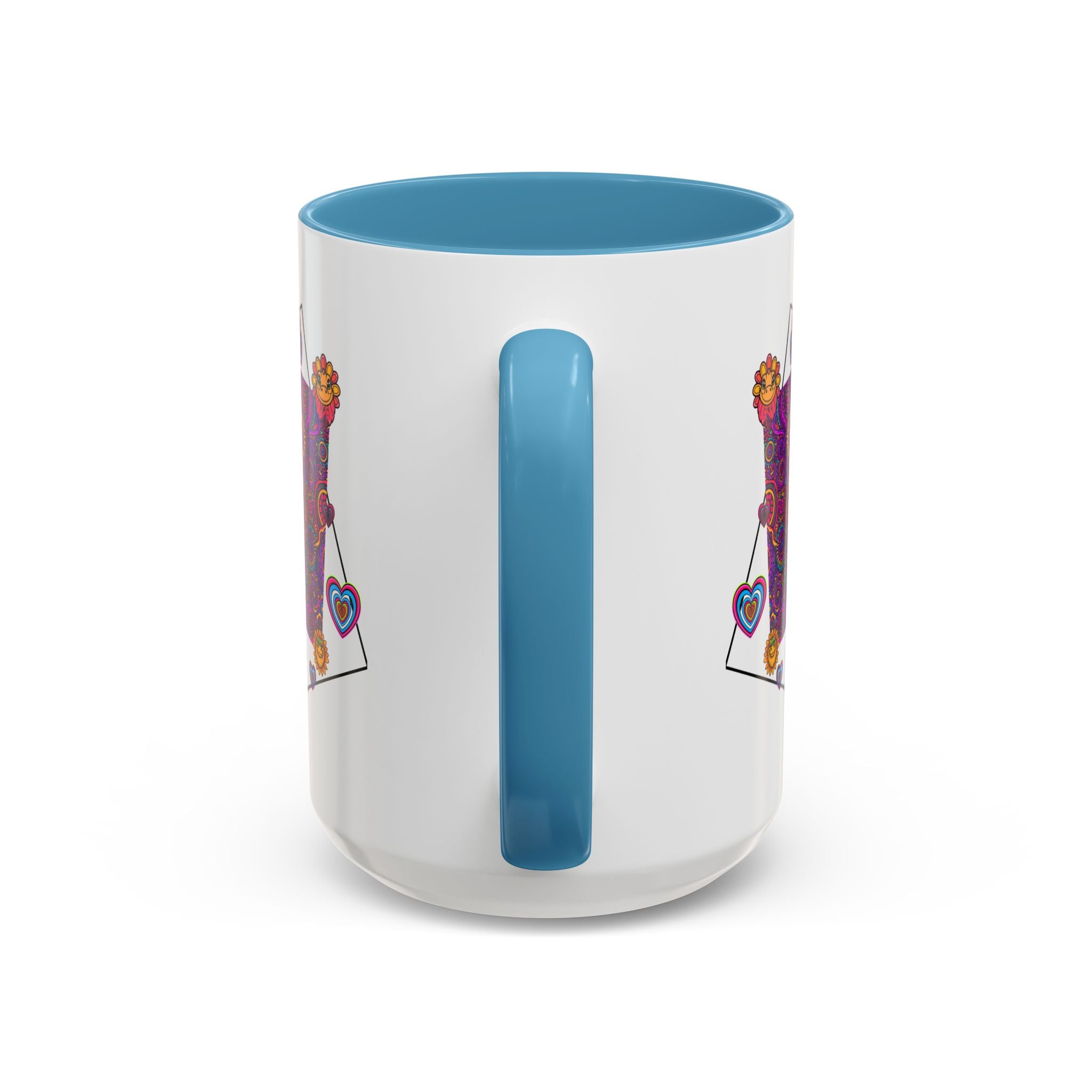 Coffee Mug | Psychedelic Lizards Accent Ceramic Mug
