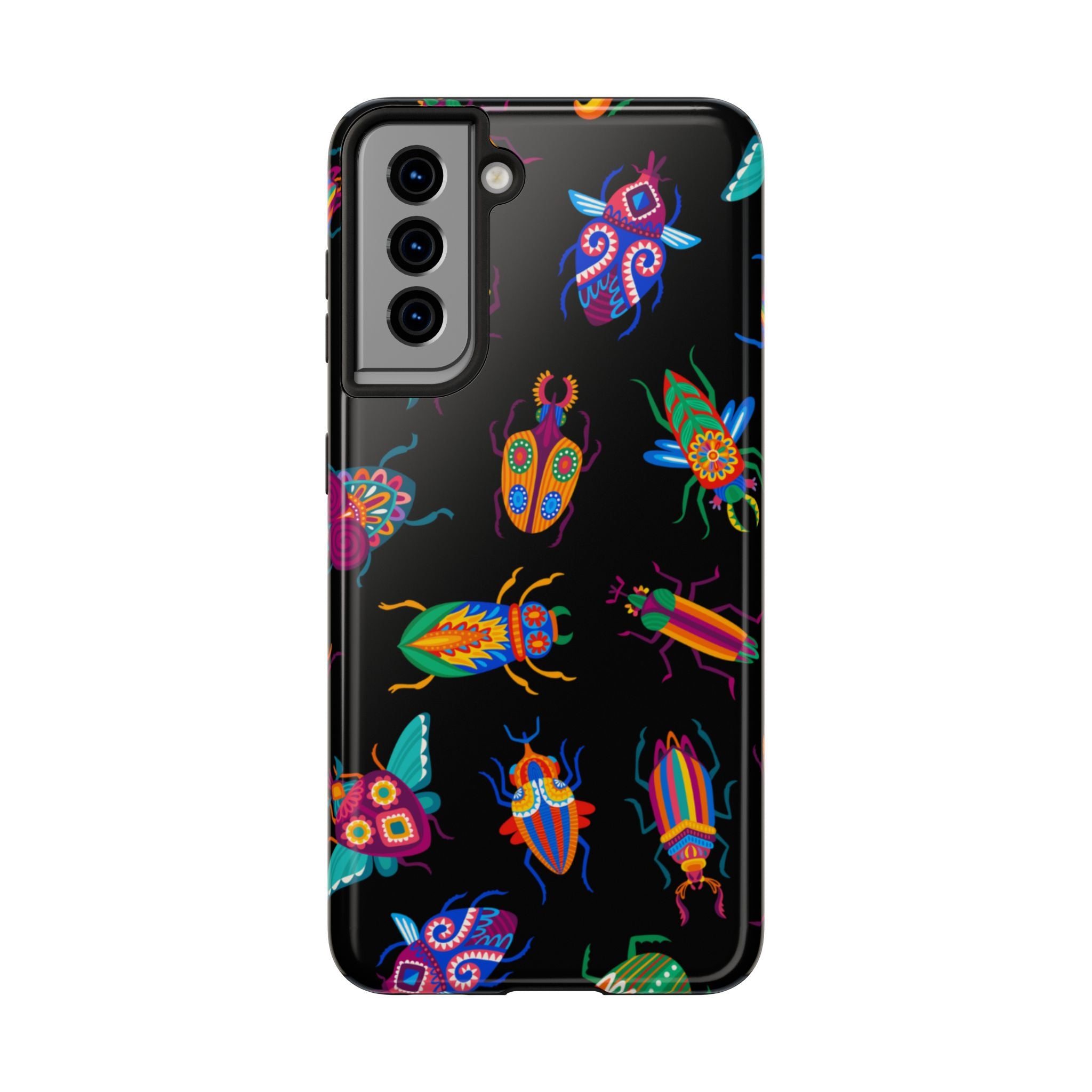 Phone Case | Neon Beetle Pattern Tough Protective Cover