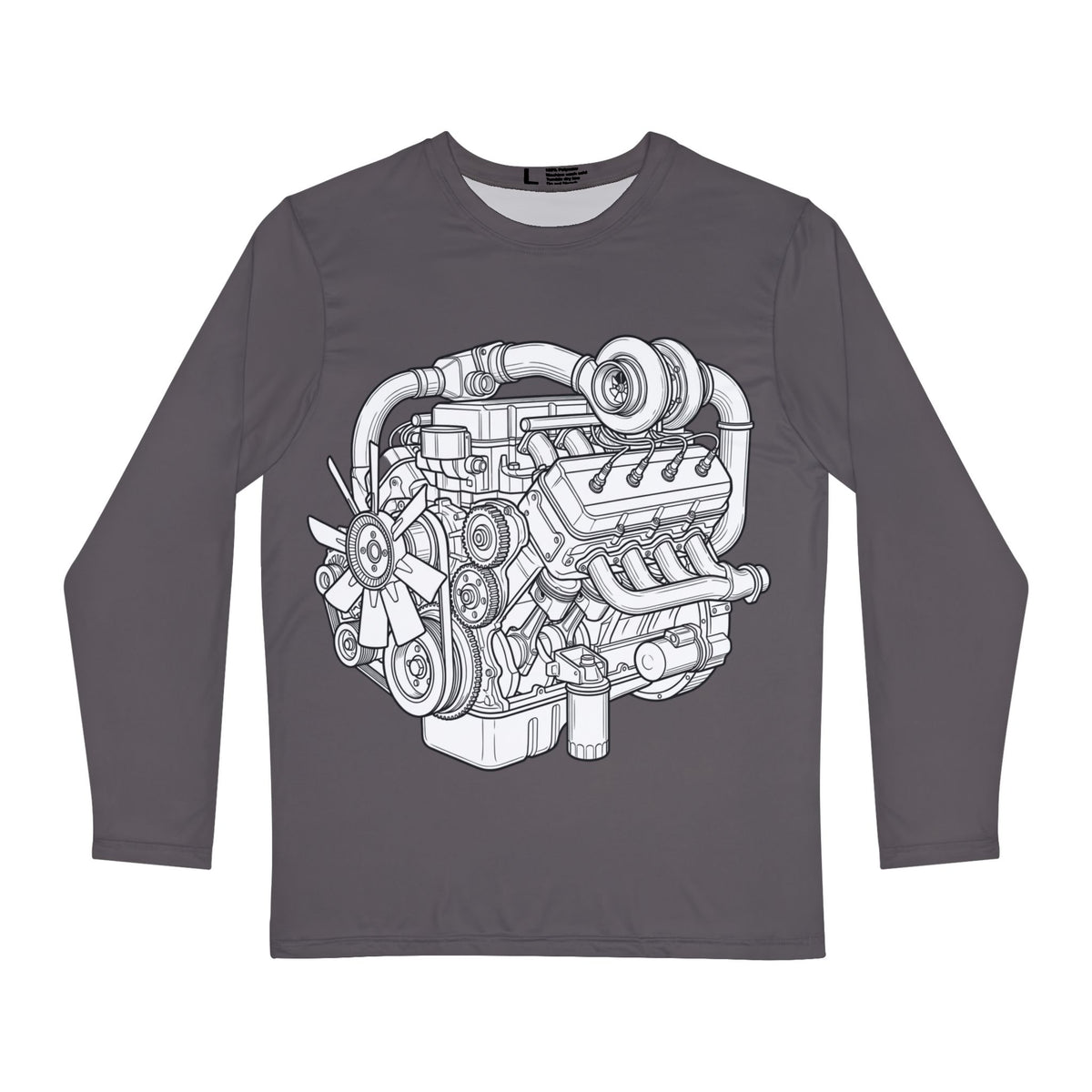 V8 Motor Graphic Long Sleeve Shirt